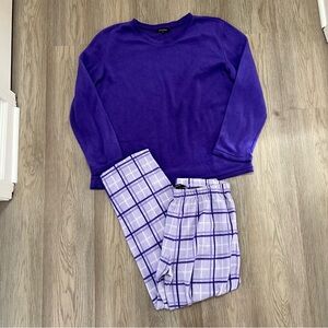 Just Love Purple Fleece Pajama Set XL/L
